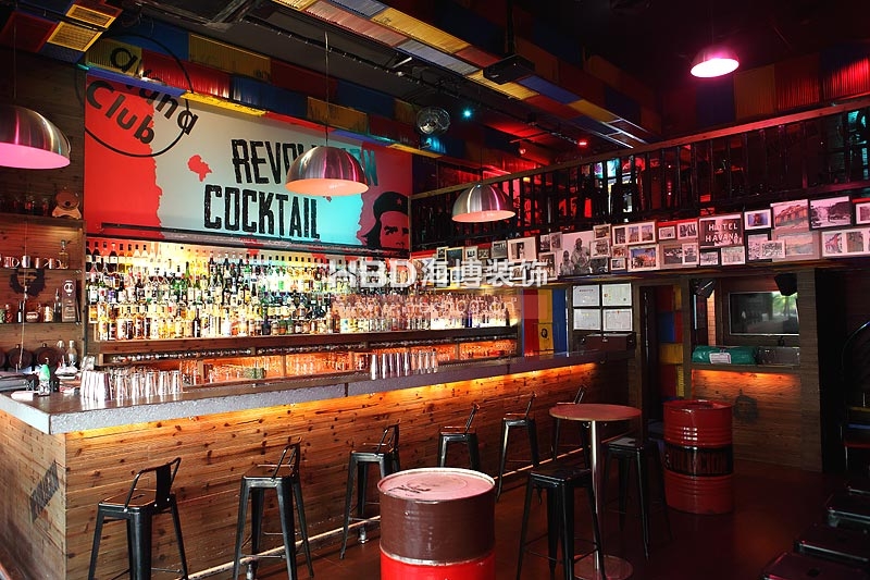 興盛路酒吧設(shè)計(jì)REVOLUCION COCKTAIL 酒吧收銀臺(tái)設(shè)計(jì)