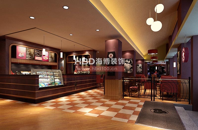 COSTA意式咖啡廳設(shè)計(jì)裝修 主入口效果 餐飲區(qū)視點(diǎn)