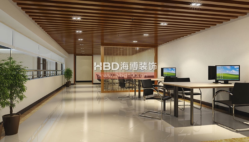 廠辦公樓裝修 休閑過(guò)道